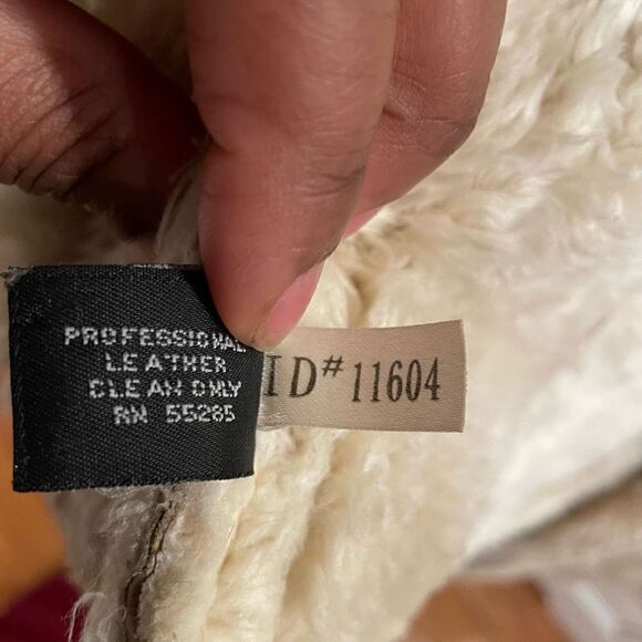 Express Jacket Women’s 1/2 Coat Suede Tan Shearling Bomber Mob Wife Aesthetic - Picture 9 of 9